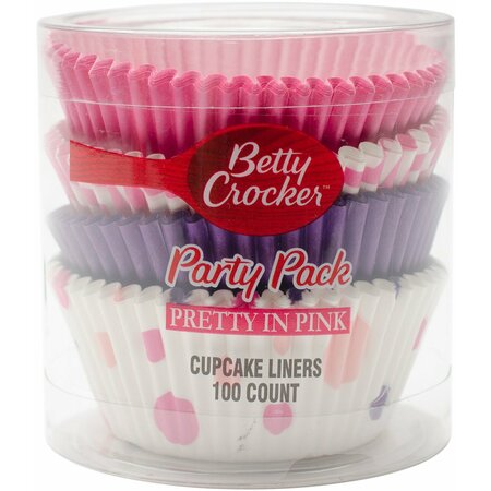 BETTY CROCKER BC CUPCAKE LINERS-PRETTY N PNK 100CT BC22788